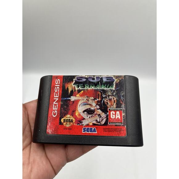 Sub Terrania (Sega Genesis, 1994) With Original Box - Picture 7 of 10